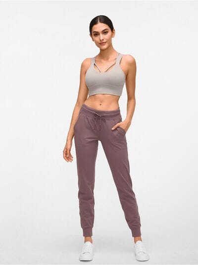 Double Take Tied Joggers with Pockets - Sydney So Sweet