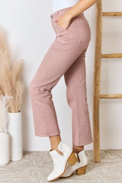 RISEN Full Size High Rise Ankle Flare Jeans - Sydney So Sweet