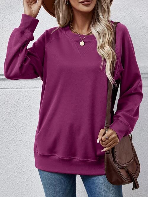 Round Neck Long Sleeve Sweatshirt - Sydney So Sweet