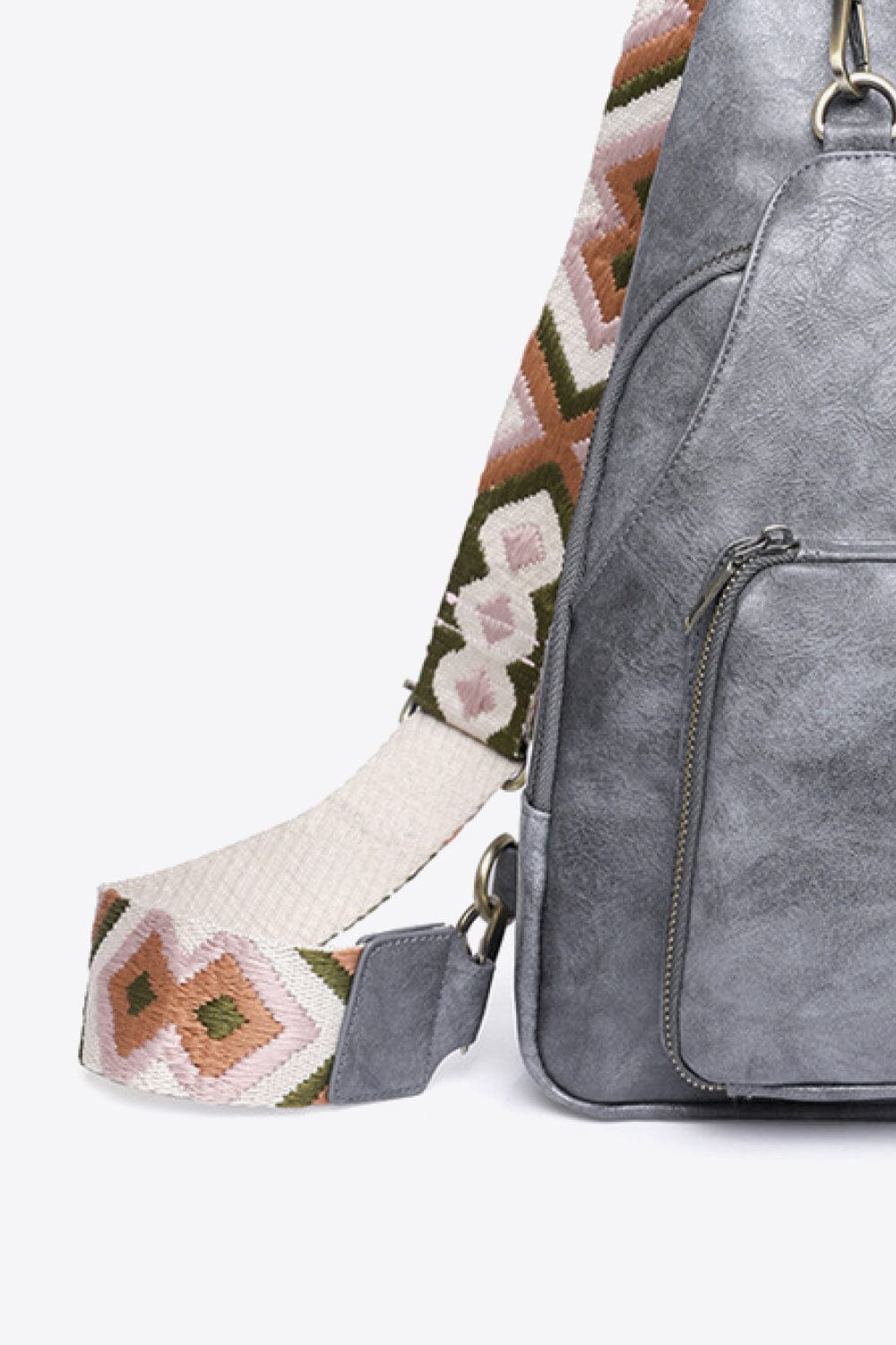 Take A Trip PU Leather Sling Bag - Sydney So Sweet