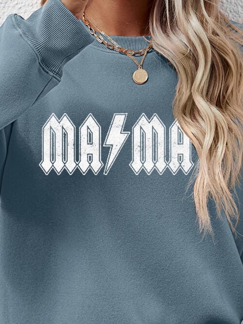 Mama Lightning Dropped Shoulder Sweatshirt - Sydney So Sweet