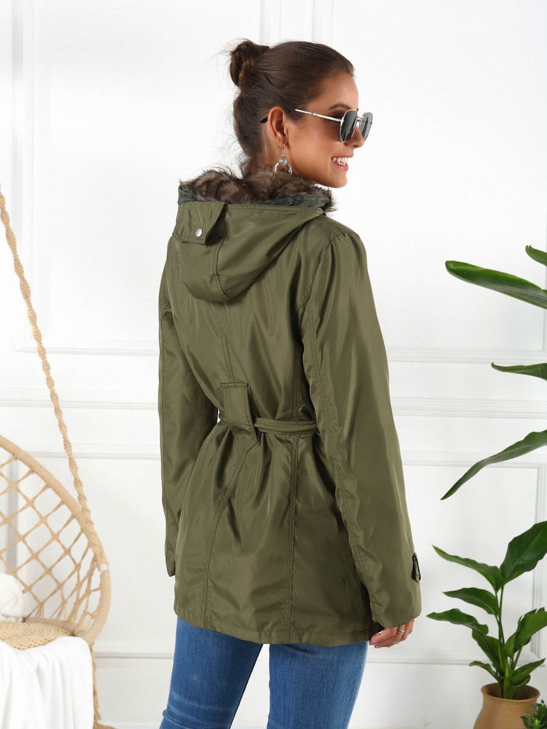 Full Size Hooded Jacket with Detachable Liner (Three-Way Wear) - Sydney So Sweet