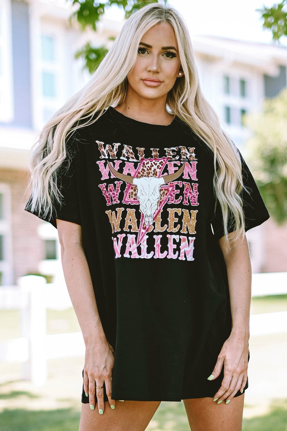 WALLEN Round Neck Short Sleeve T-Shirt - Sydney So Sweet