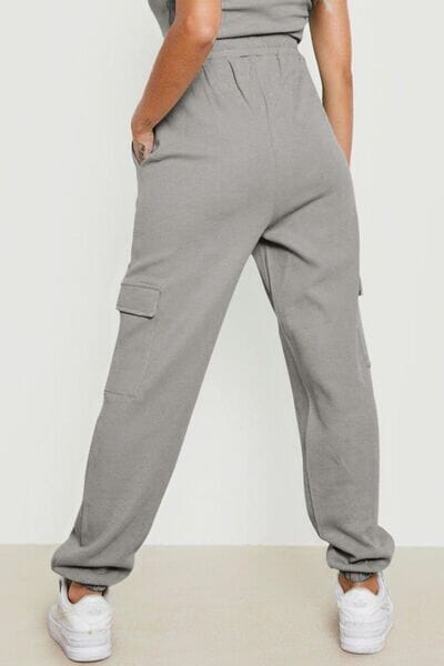 Drawstring Joggers with Pockets - Sydney So Sweet