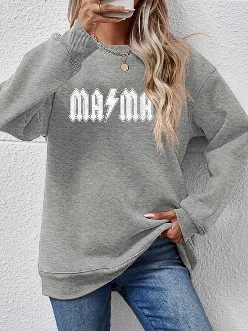 Mama Lightning Dropped Shoulder Sweatshirt - Sydney So Sweet