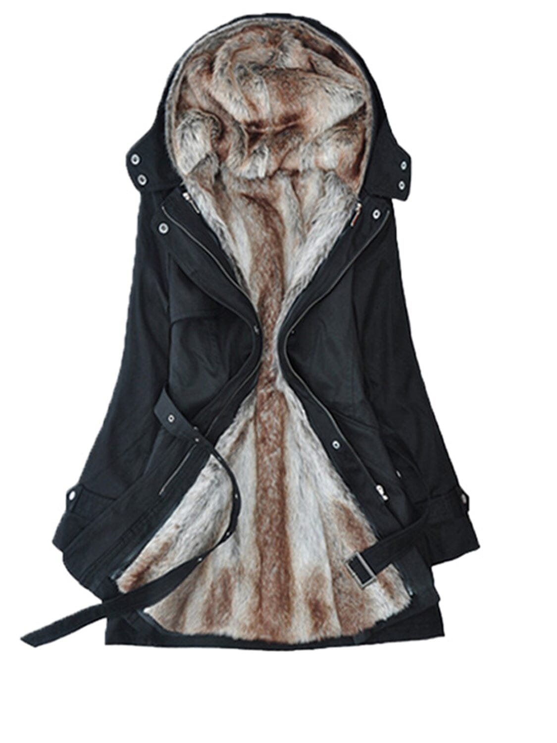 Full Size Hooded Jacket with Detachable Liner (Three-Way Wear) - Sydney So Sweet