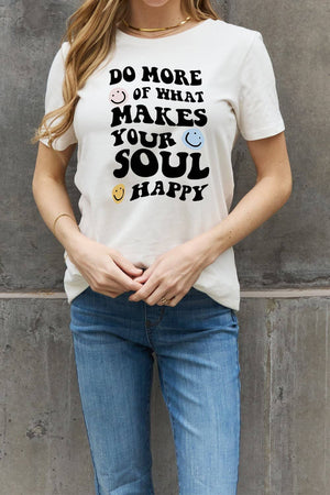 Happy Soul Graphic Cotton Tee - Sydney So Sweet