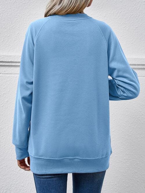 Round Neck Long Sleeve Sweatshirt - Sydney So Sweet