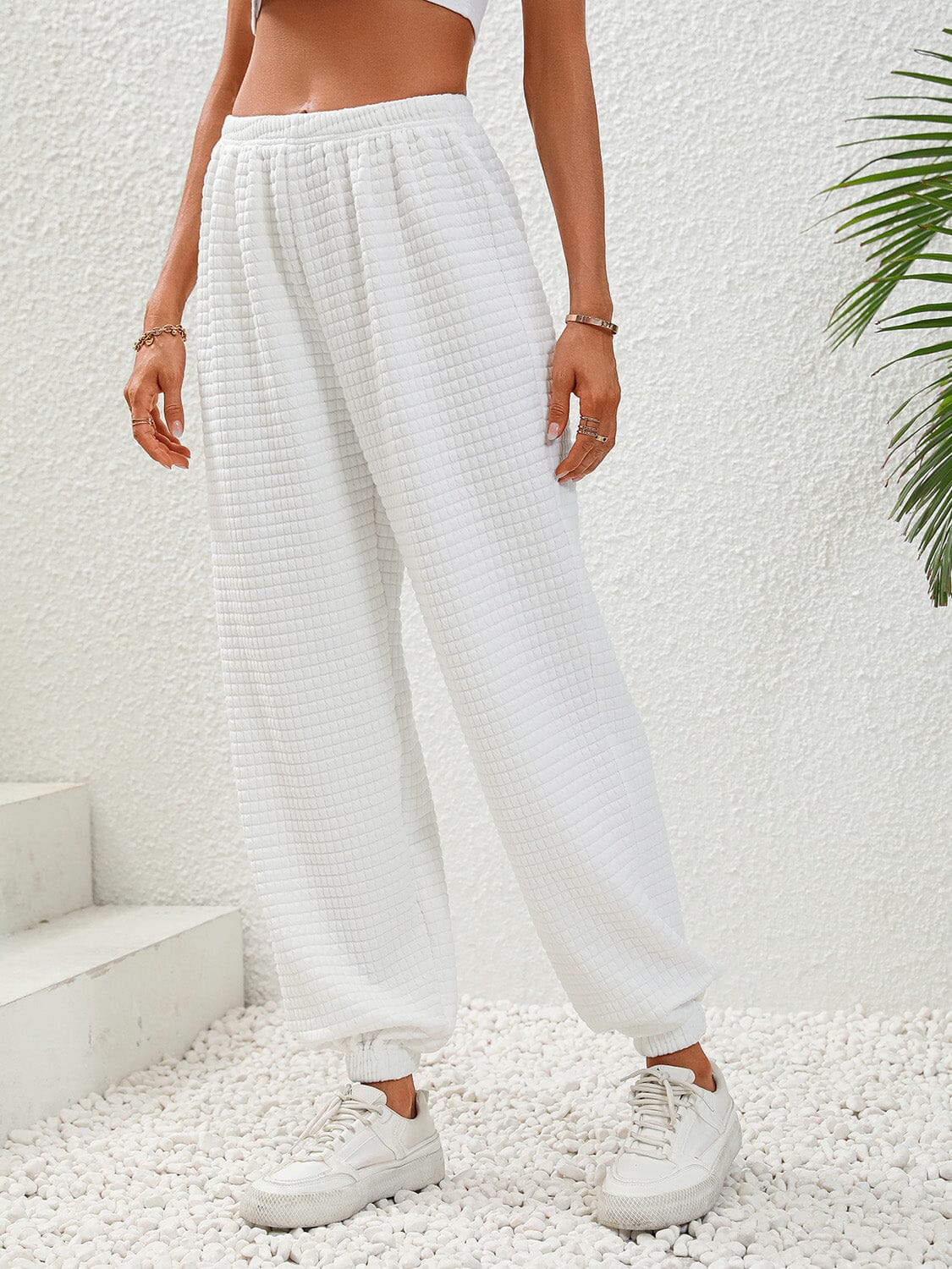 Textured Pull-On Joggers - Sydney So Sweet