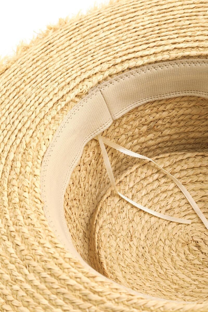 Fame Straw Braided Pork Pie Hat - Sydney So Sweet