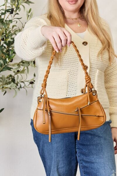 Braided Strap Shoulder Bag - Sydney So Sweet