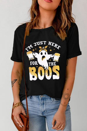 Just Here for the Boos Graphic T-Shirt - Sydney So Sweet