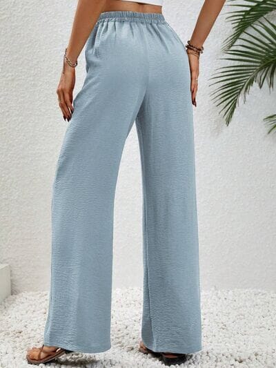 Wide Leg Drawstring Pants - Sydney So Sweet