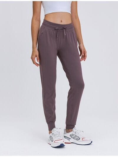 Double Take Tied Joggers with Pockets - Sydney So Sweet