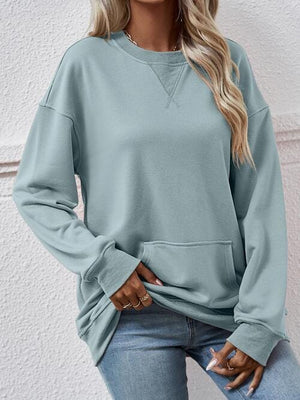 Long Sleeve Pocket Sweatshirt - Sydney So Sweet