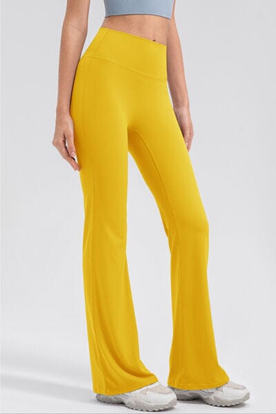 High Waist Straight Active Pants - Sydney So Sweet