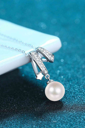Give You A Chance Pearl Pendant Chain Necklace - Sydney So Sweet
