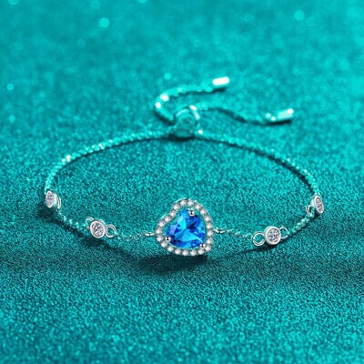 1 Carat Moissanite 925 Sterling Silver Bracelet - Sydney So Sweet