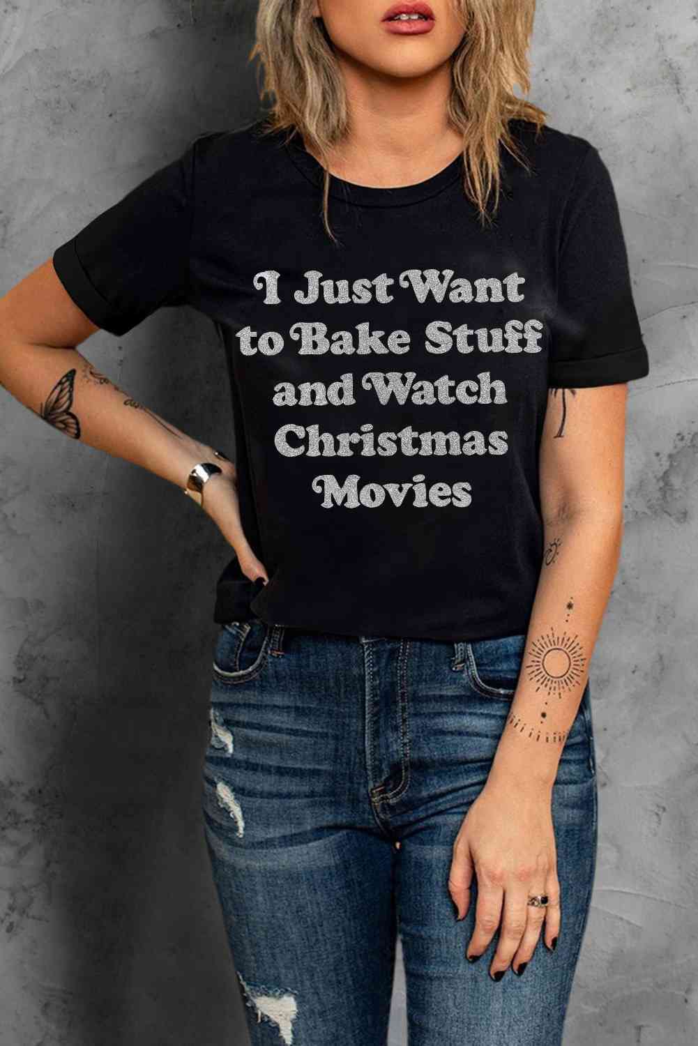 Christmas Movies & Baking Women's Graphic T-Shirt - Sydney So Sweet