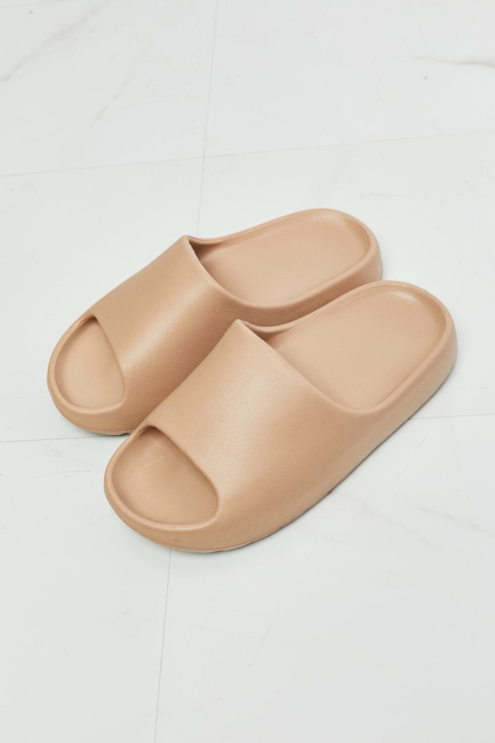 In My Comfort Zone Slides in Beige - Sydney So Sweet