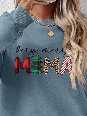 Very Merry Mama Long Sleeve Graphic Sweatshirt - Sydney So Sweet