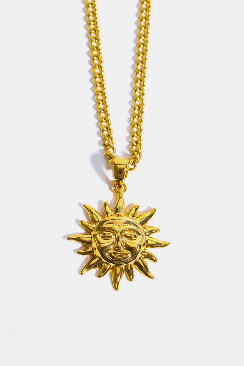 Sun Pendant Copper Necklace - Sydney So Sweet