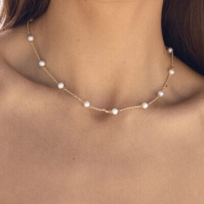 Freshwater Pearl 18K Gold-Plated Necklace - Sydney So Sweet