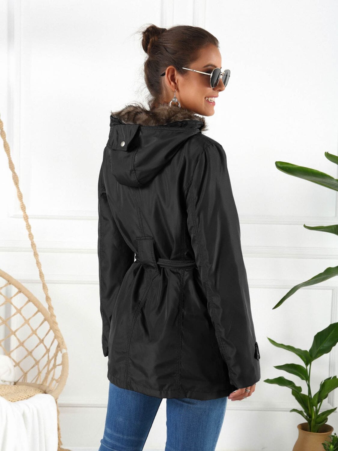 Full Size Hooded Jacket with Detachable Liner (Three-Way Wear) - Sydney So Sweet