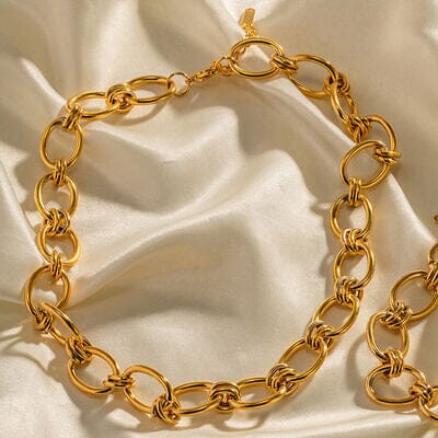 18K Gold-Plated Stainless Steel Necklace - Sydney So Sweet