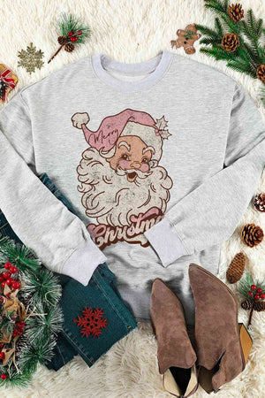 Vintage Santa Christmas Sweatshirt - Sydney So Sweet