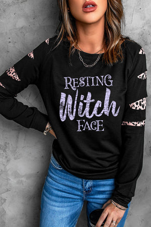 RESTING WITCH FACE Graphic Sweatshirt - Sydney So Sweet