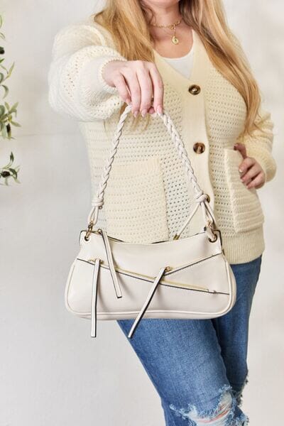 Braided Strap Shoulder Bag - Sydney So Sweet