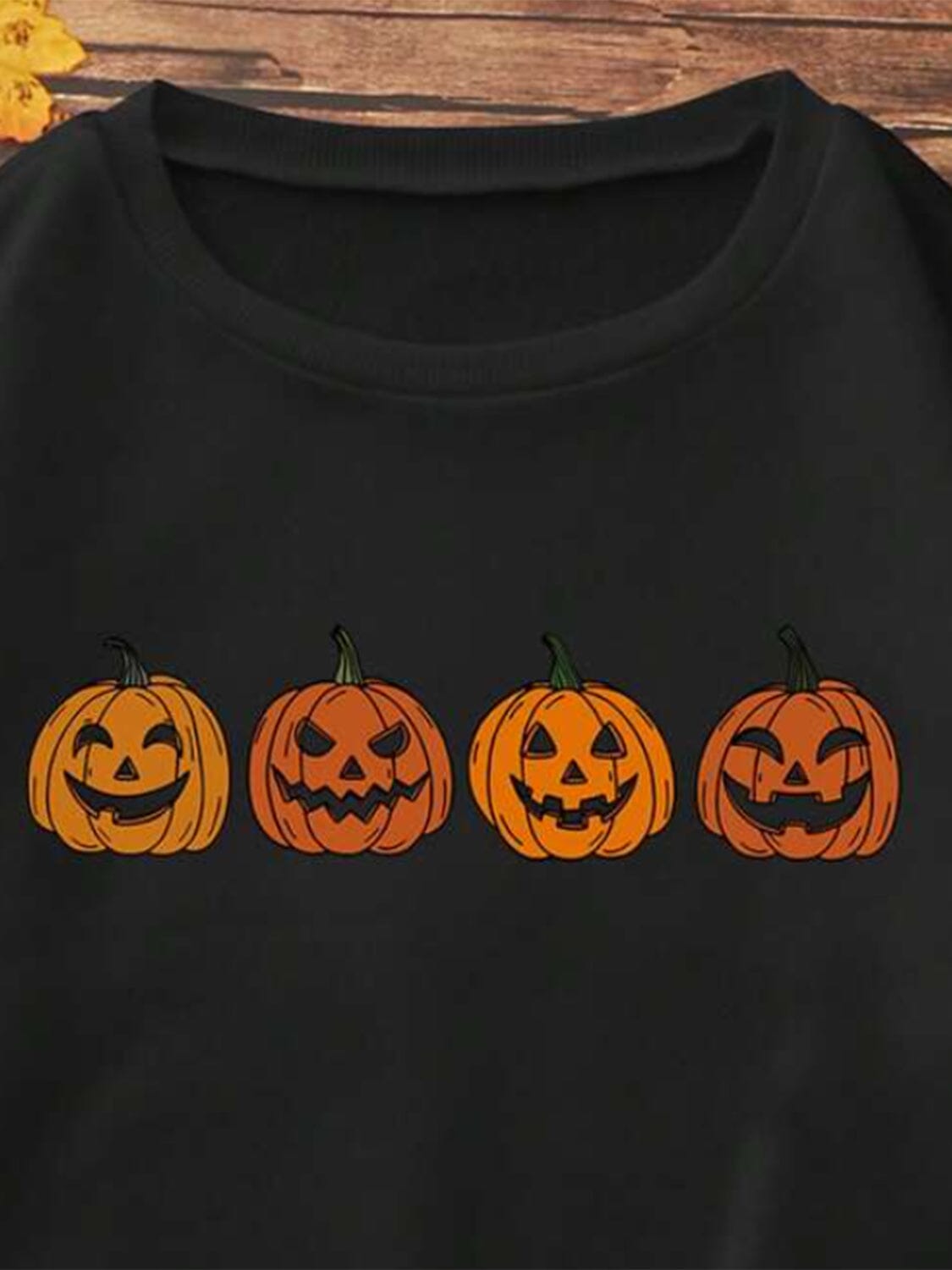 Jack-O'-Lantern Graphic Long Sleeve Top - Sydney So Sweet