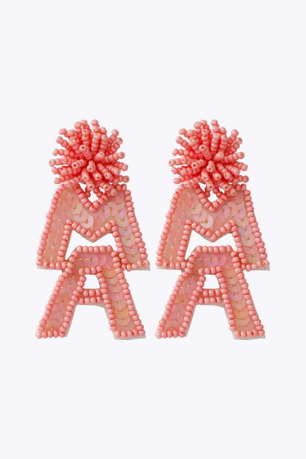 MAMA Beaded Dangle Earrings - Sydney So Sweet