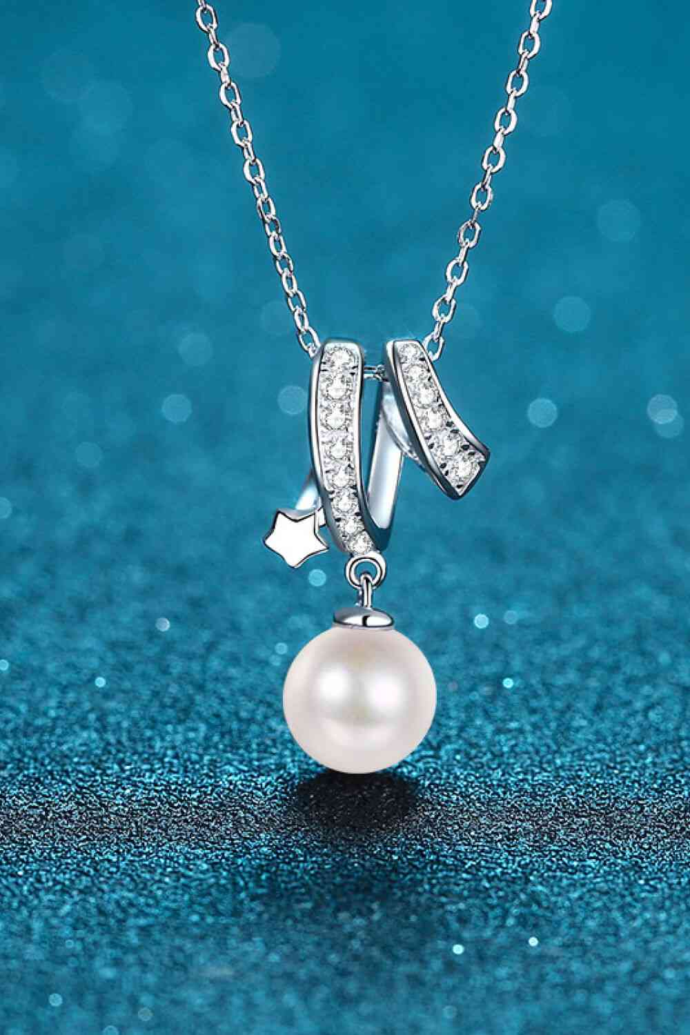 Give You A Chance Pearl Pendant Chain Necklace - Sydney So Sweet