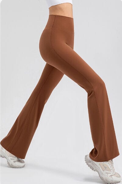 High Waist Straight Active Pants - Sydney So Sweet