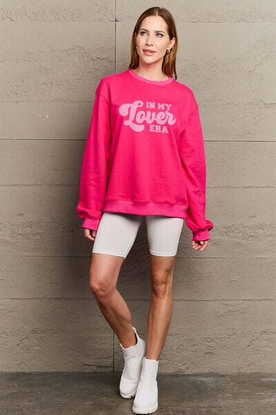 IN MY LOVER ERA Round Neck Sweatshirt - Sydney So Sweet