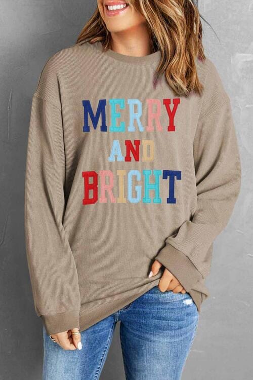 MERRY AND BRIGHT Graphic Sweatshirt - Sydney So Sweet