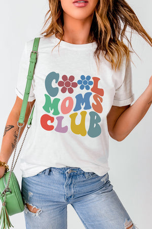 COOL MOMS CLUB Round Neck Short Sleeve T-Shirt - Sydney So Sweet