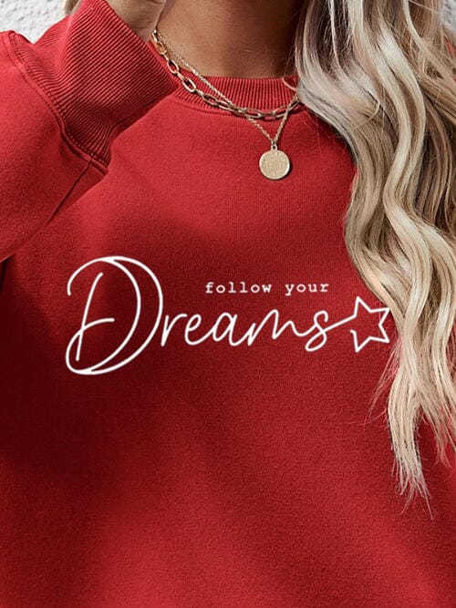 FOLLOW YOUR DREAMS Graphic Sweatshirt - Sydney So Sweet