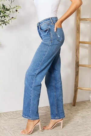 Judy Blue Full Size High Waist Distressed Jeans - Sydney So Sweet