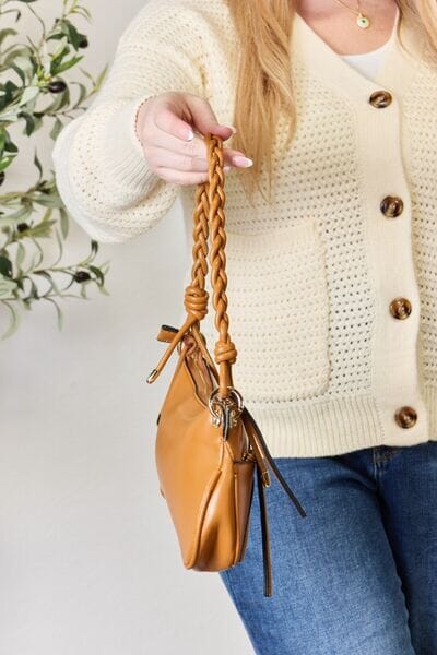 Braided Strap Shoulder Bag - Sydney So Sweet