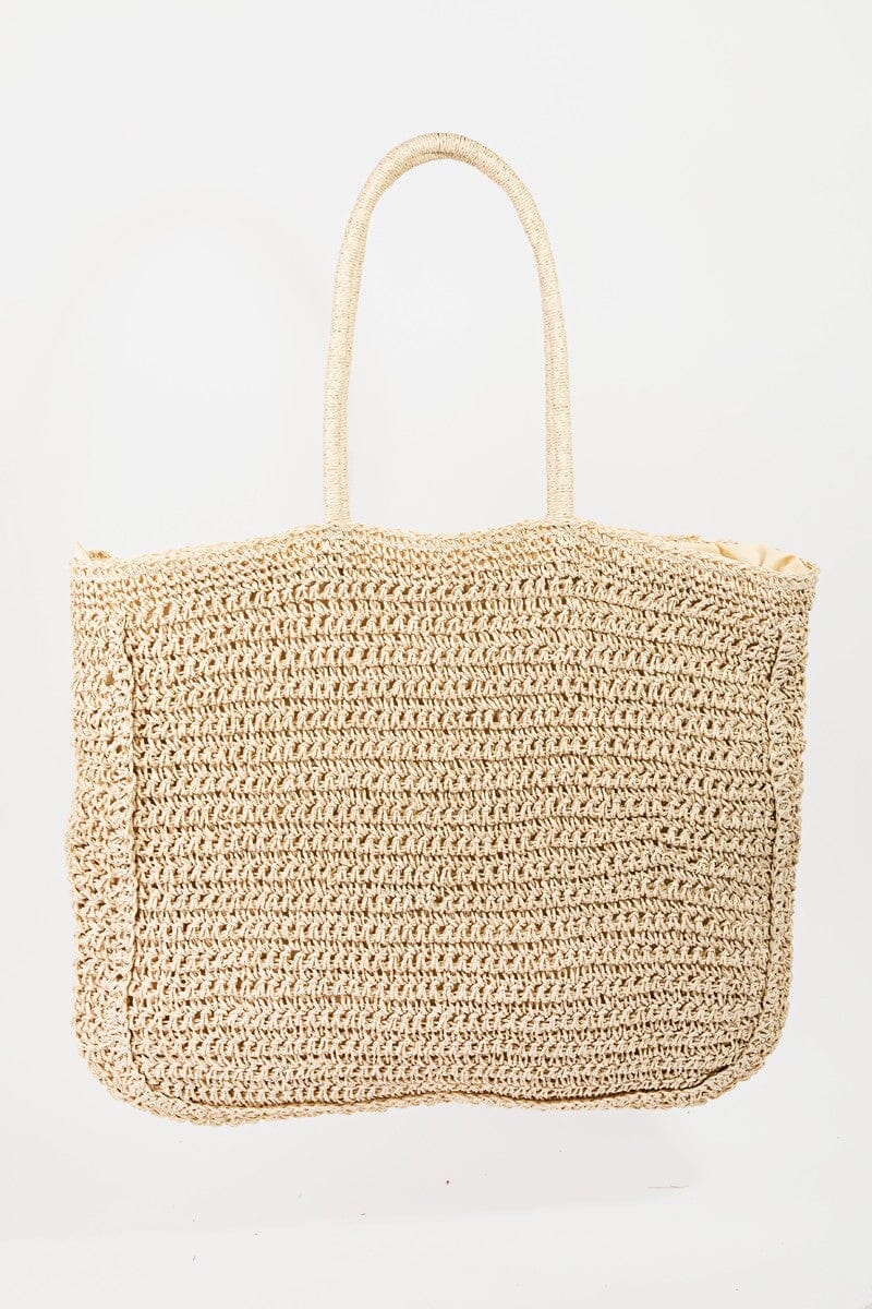 Fame Flower Braided Tote Bag - Sydney So Sweet