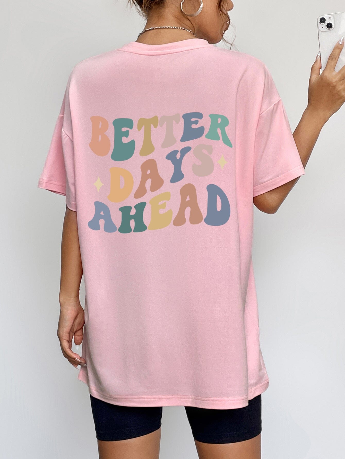 BETTER DAYS AHEAD Round Neck T-Shirt - Sydney So Sweet