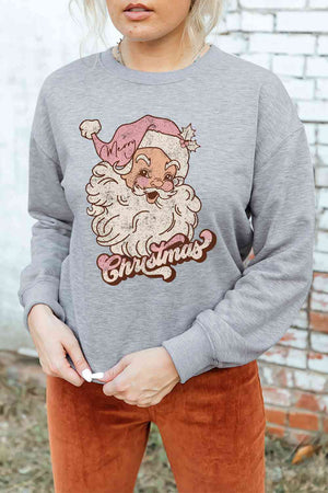 Vintage Santa Christmas Sweatshirt - Sydney So Sweet