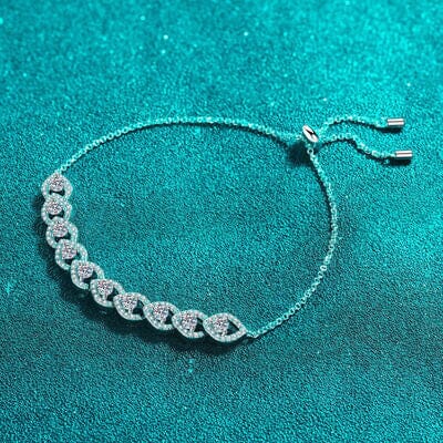 1 Carat Moissanite 925 Sterling Silver Bracelet - Sydney So Sweet