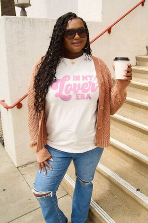 Simply Love Full Size IN MY LOVER ERA Round Neck T-Shirt - Sydney So Sweet