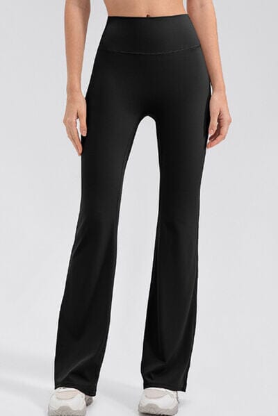 High Waist Straight Active Pants - Sydney So Sweet