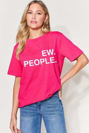 EW PEOPLE Graphic Round Neck T-Shirt - Sydney So Sweet