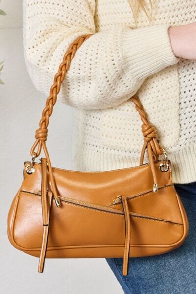 Braided Strap Shoulder Bag - Sydney So Sweet